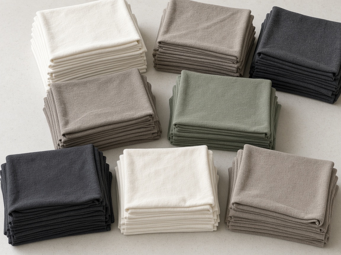Folded apparel cloth used as an editorial header for buyer questions.